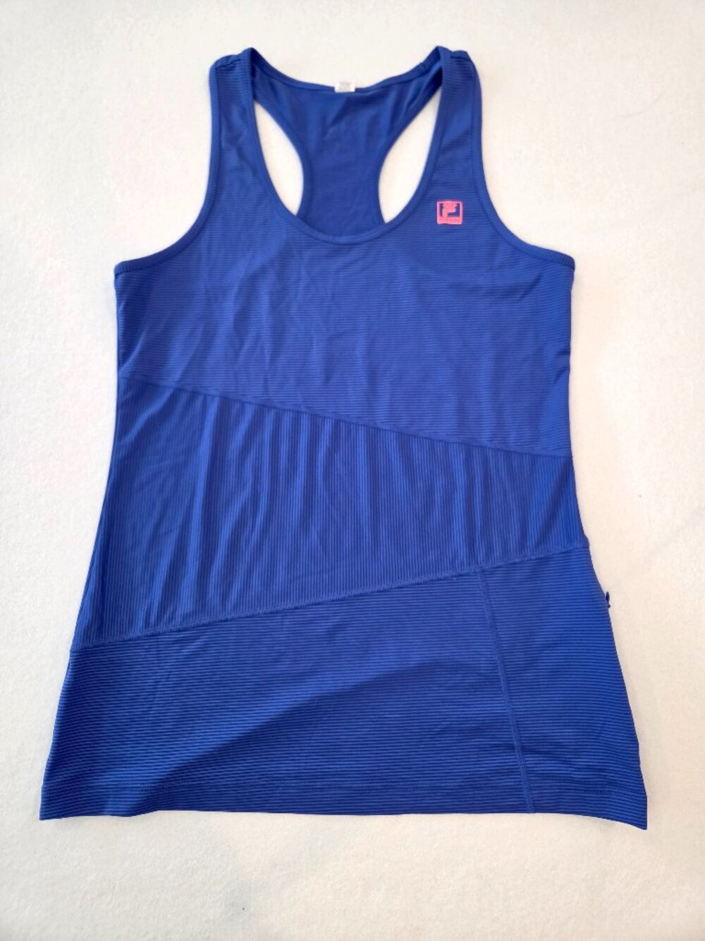 Fila Sport Women's Running Blue Racerback Athletic Tank Top Size Large